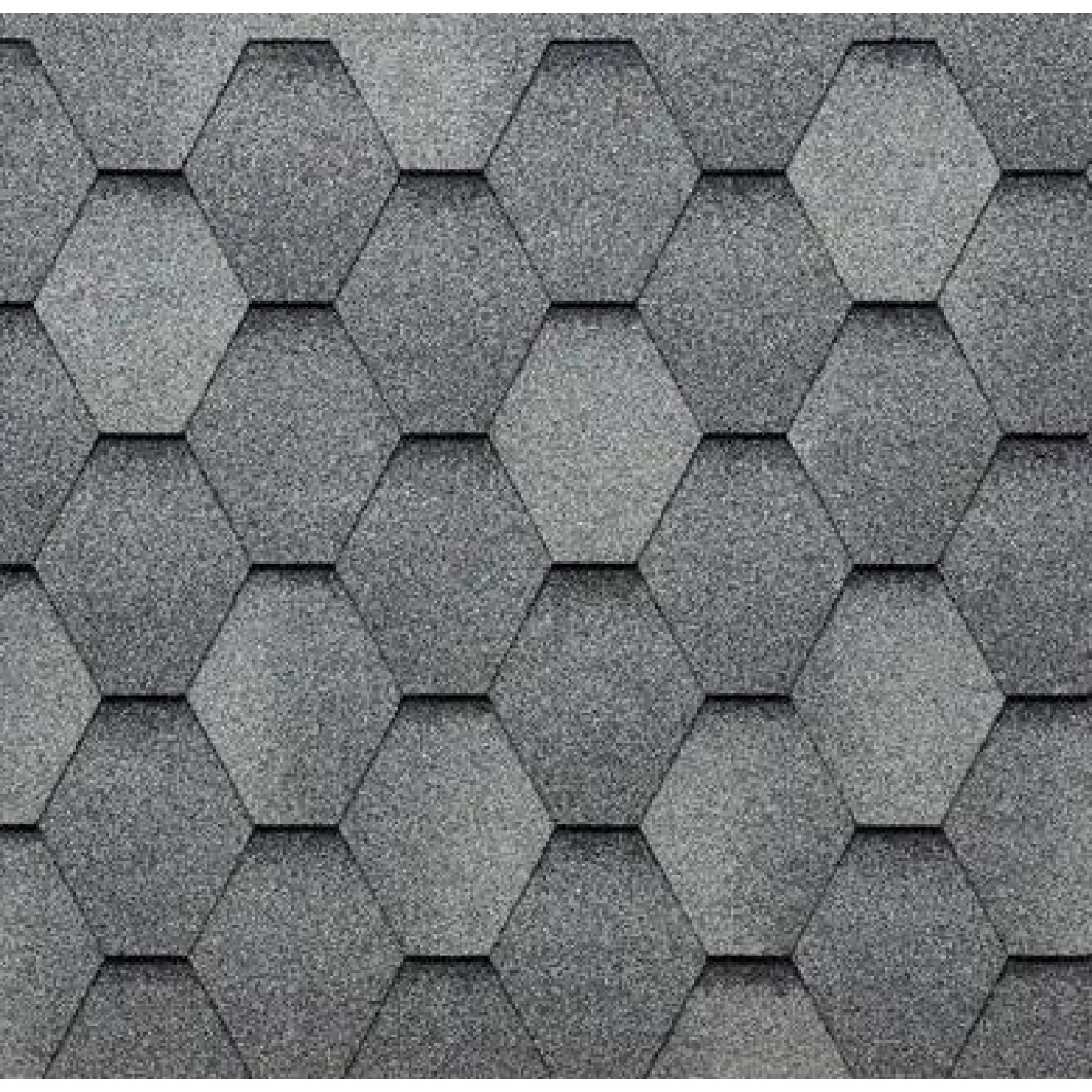 Битумная черепица Tegola Eco Roof Hexagonal Mixed Slate