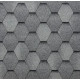 Битумная черепица Tegola Eco Roof Hexagonal Mixed Slate