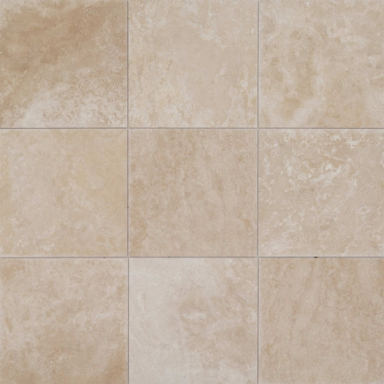 Плитка из травертина Classic Filled&Honed 1.2*61*61 см