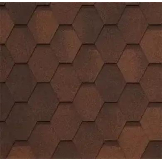 Битумная черепица Tegola Mosaik Premium Nuanced Brown