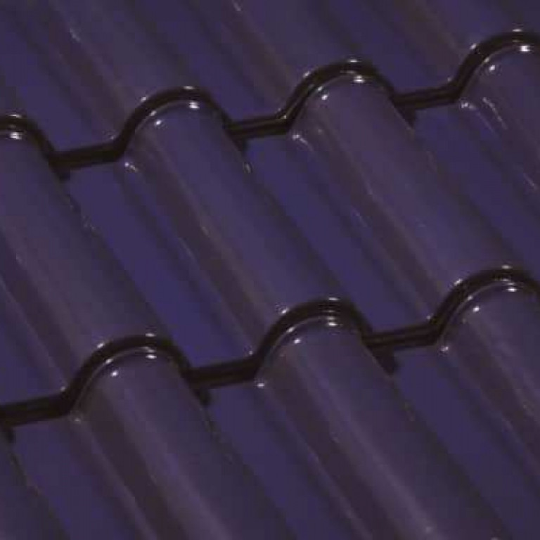 Керамическая черепица Umbelino TILE Glazed Синяя