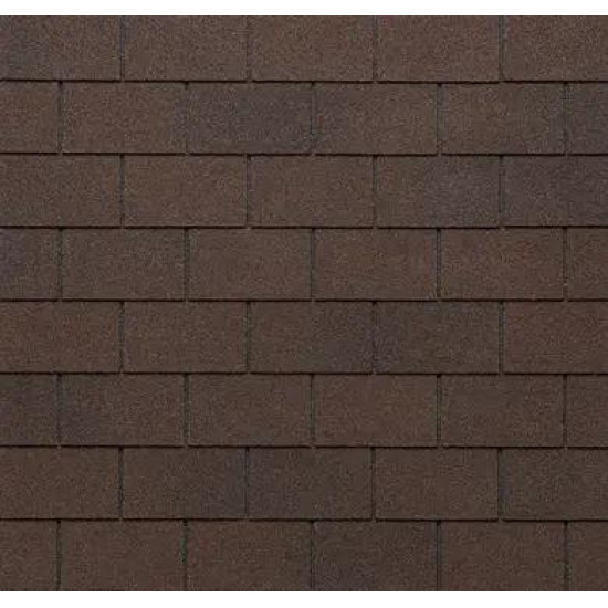 Битумная черепица Tegola Rectangular Premium Dark Brown