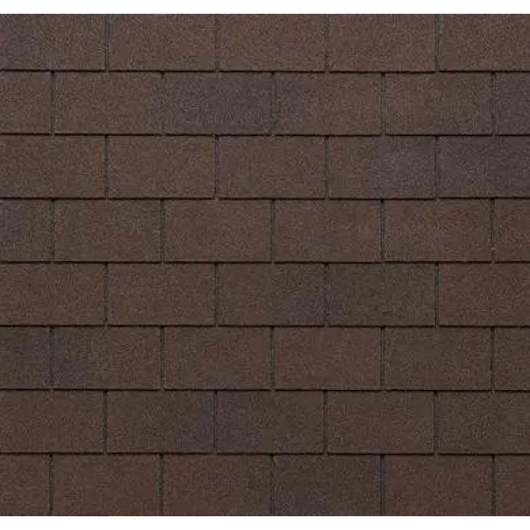 Битумная черепица Tegola Rectangular Premium Dark Brown