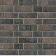 Клинкерный кирпич № 15F Schwarzbunt Edelglanz FmS