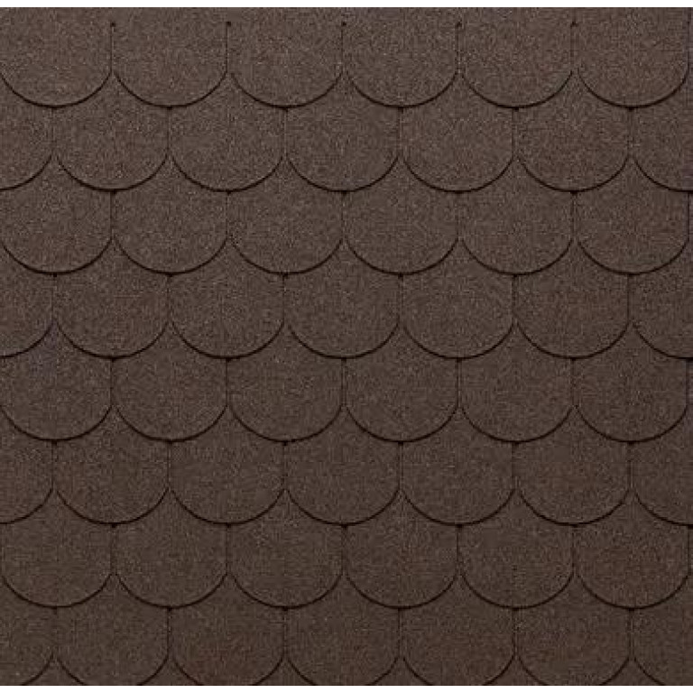 Битумная черепица Tegola Eco Roof Traditional Mixed Brown