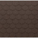 Битумная черепица Tegola Eco Roof Traditional Mixed Brown