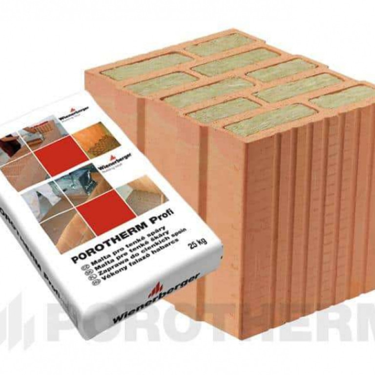 Керамический блок Porotherm 30 T Profi