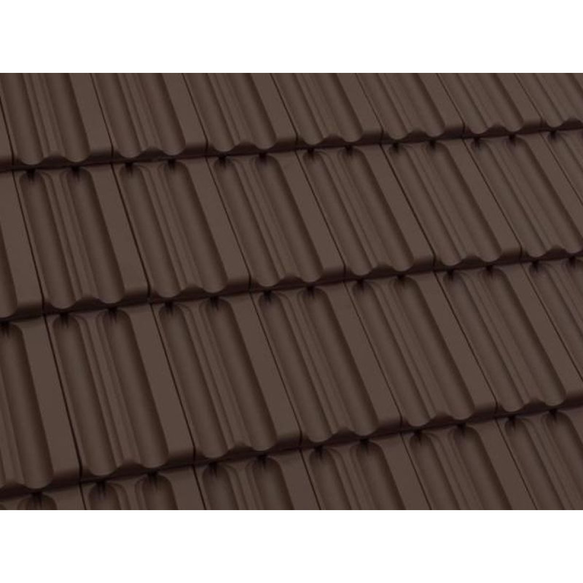 Керамическая черепица Cobert Logica Marselha коричневый