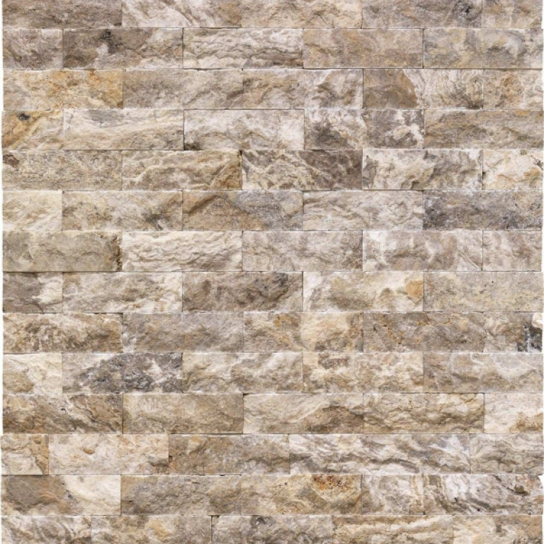 Плитка из травертина Da Vinci Silver Split Face