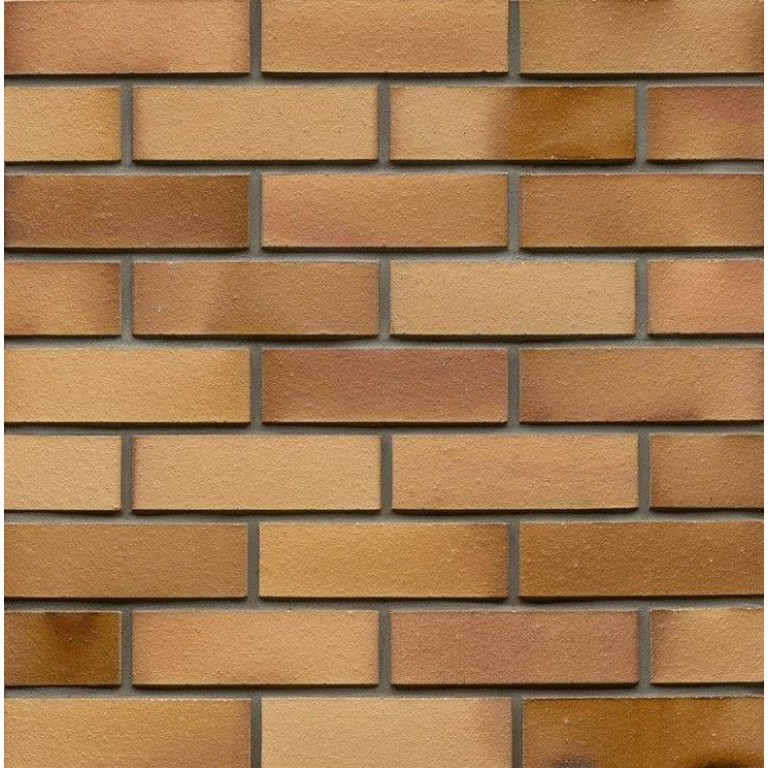 Клинкерный кирпич Muhr № 06 EG Hellbraun Bunt Edelglanz