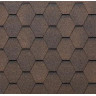 Битумная черепица Tegola Eco Roof Hexagonal Mixed Brown