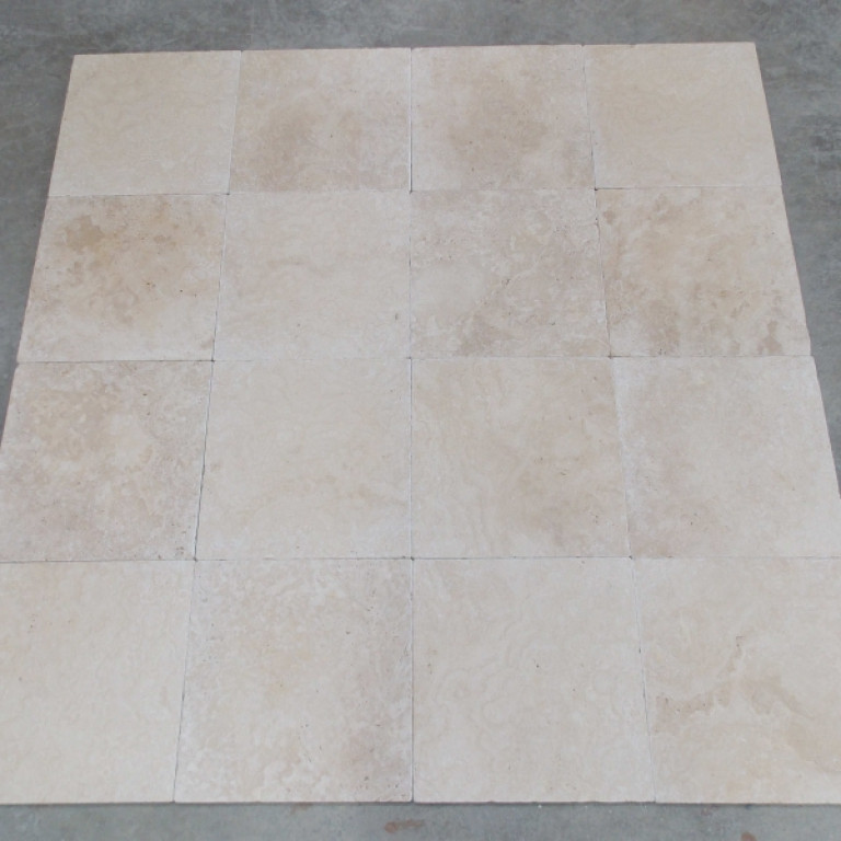 Травертин Light Tumbled Premium 1,2*40,6*40,6 см
