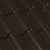 Керамическая черепица Umbelino TILE Glazed Черная