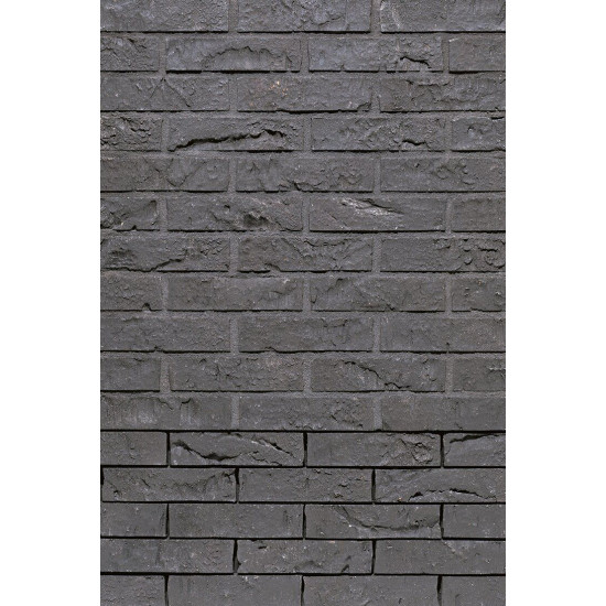 Облицовочный кирпич Vandersanden 403. Briljant Zwart Impres.