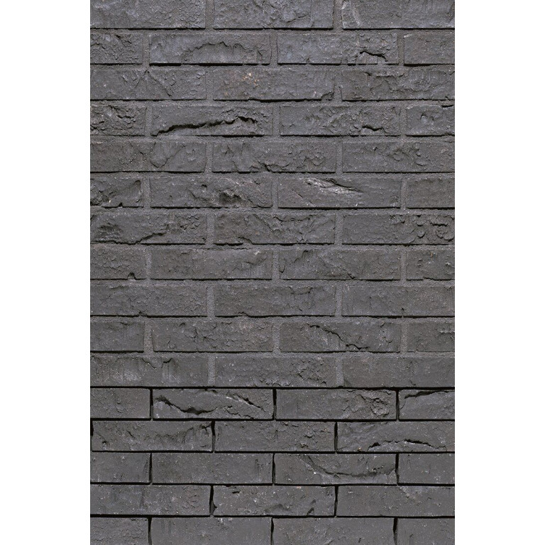 Облицовочный кирпич Vandersanden 403. Briljant Zwart Impres.