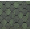 Битумная черепица Tegola Eco Roof Hexagonal Mixed Green