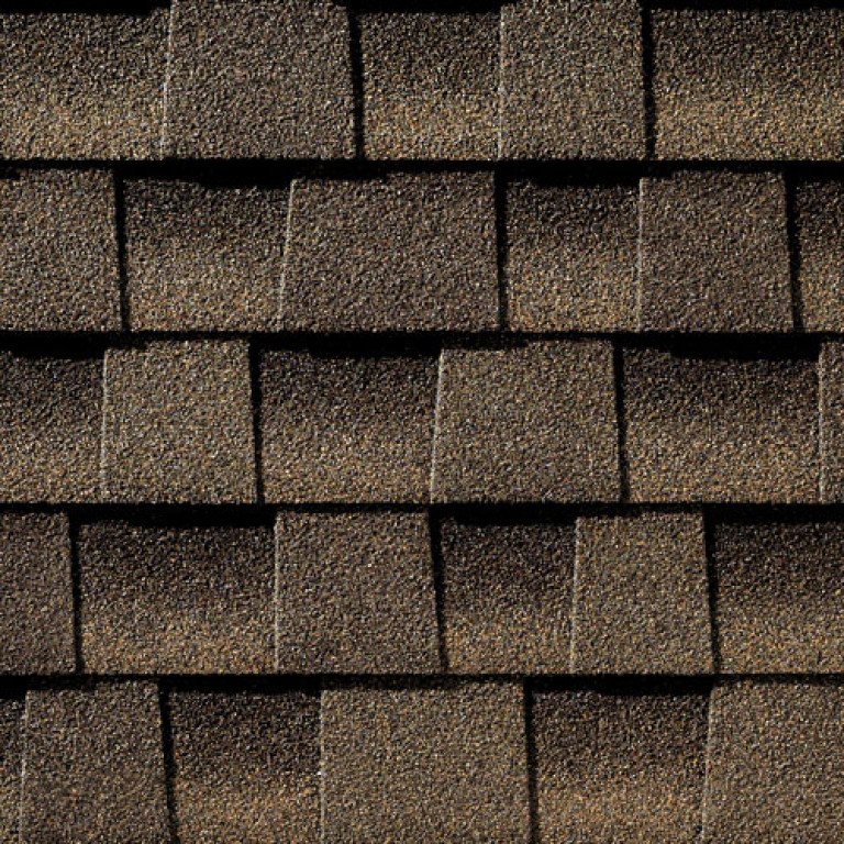 Битумная черепица GAF Timberline HD BarkWood Коричнево-серый