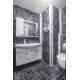 Мрамор Black Marble Tumbled Dark 1*7.5*15 см