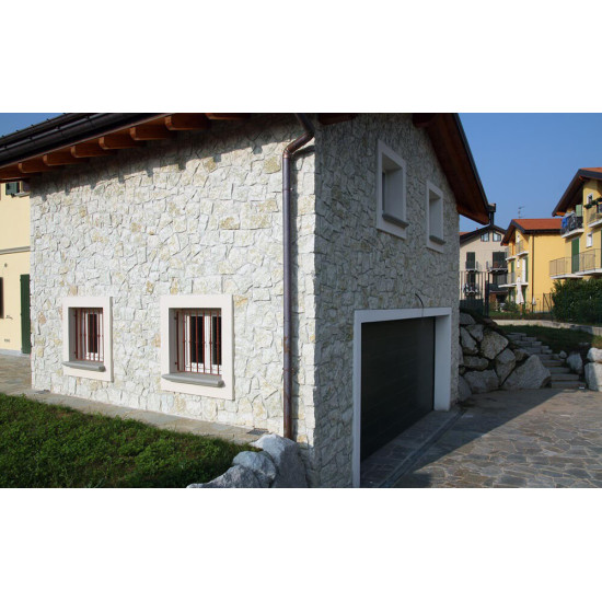 Фасадный камень B&B Bianco Verde 750