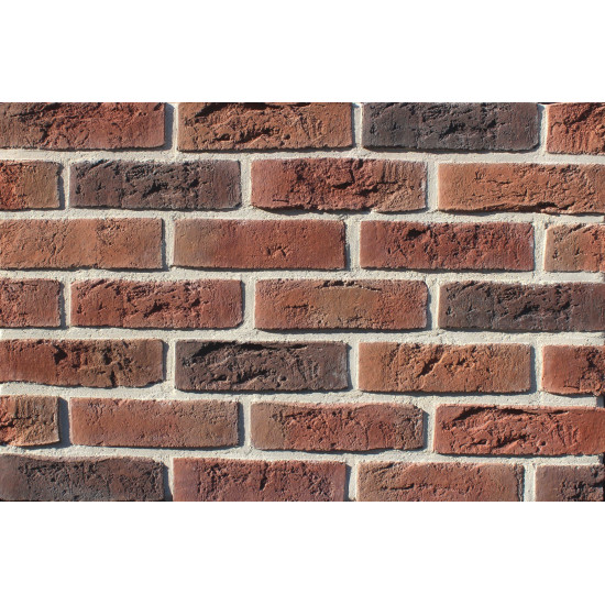 Фасадная плитка Loft Brick Бельгийский 08 Красный 240x71 мм