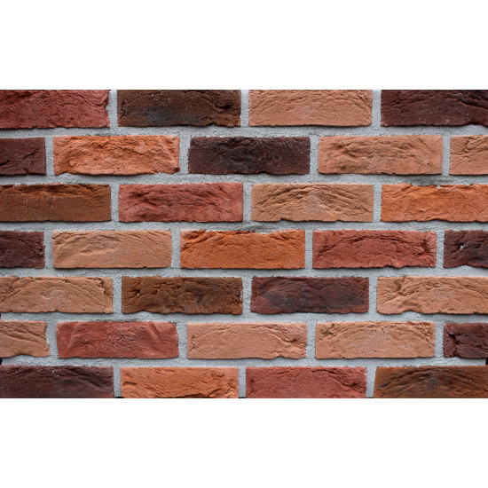 Фасадная плитка Loft Brick Бостон 30 Красно-коричневый 210x65 мм