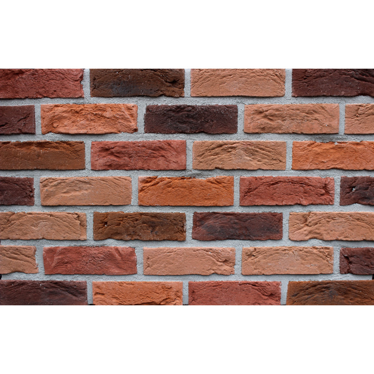 Фасадная плитка Loft Brick Бостон 30 Красно-коричневый 210x65 мм