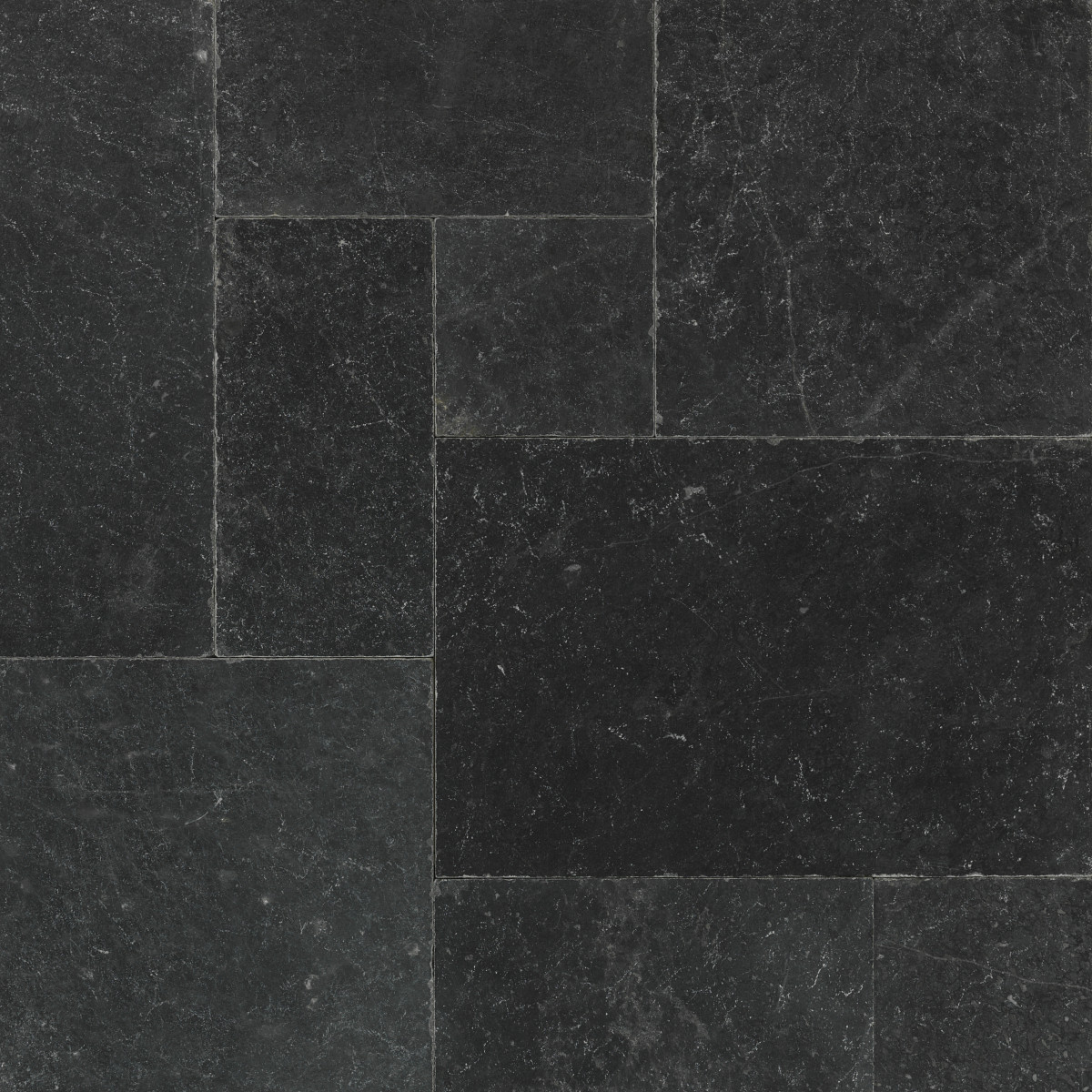 Мрамор Black Marble Tumbled French Pattern