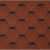 Битумная черепица Owens Corning Oak Euro (Terraccota)