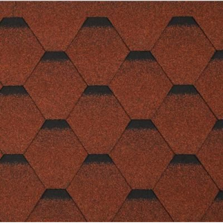 Битумная черепица Owens Corning Oak Euro (Terraccota)