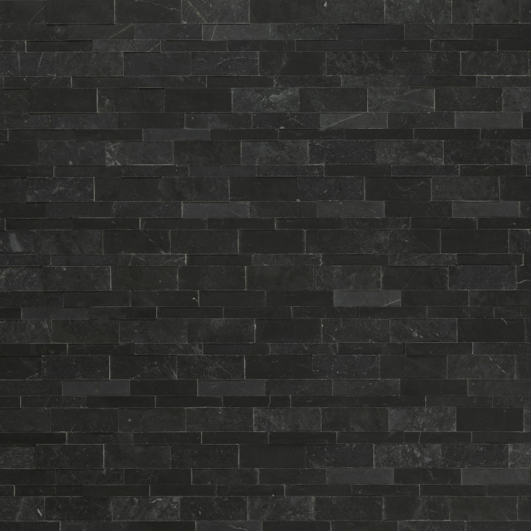 Мрамор Black Marble Filled&Honed Mosaik