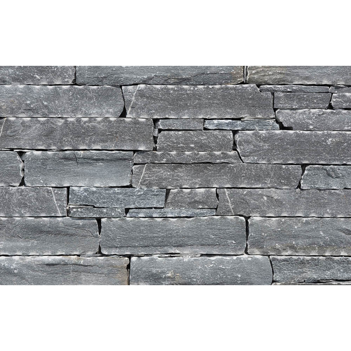 Фасадный камень Rock Face Flat Black 3-6cm