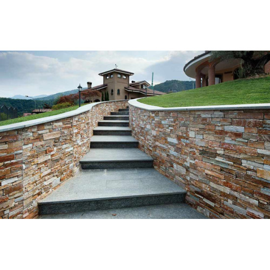 Фасадная панель из камня B&B Scaglia Canyon 800