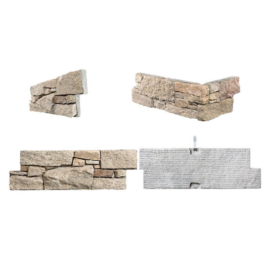 Фасадная панель из камня Gneiss Stone