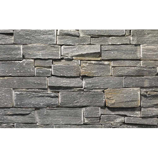 Фасадная панель из камня B&B Scaglia Grey 900
