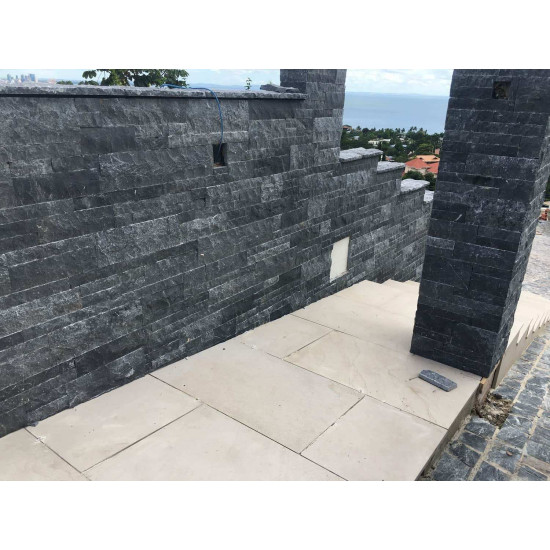 Мрамор Black Marble Split Face Indigo 2.1*10xflx см