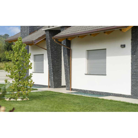Фасадная панель из камня B&B Scaglia Nera 1100