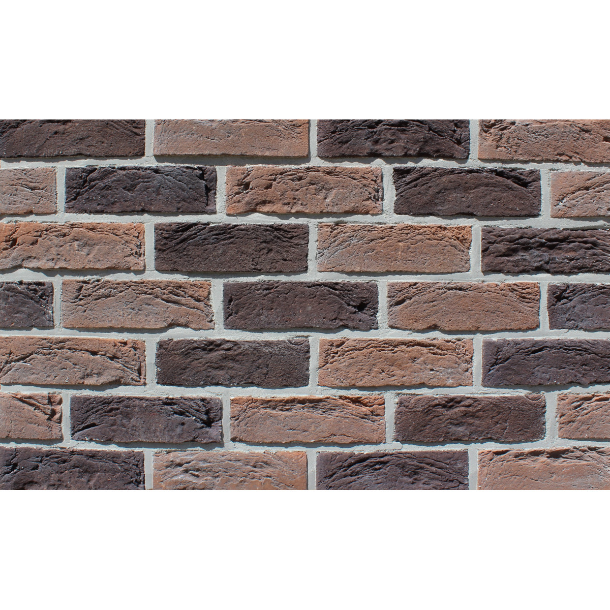 Фасадная плитка Loft Brick Саппоро Красно-коричневый с подпалами 210x65 мм