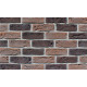 Фасадная плитка Loft Brick Саппоро Красно-коричневый с подпалами 210x65 мм