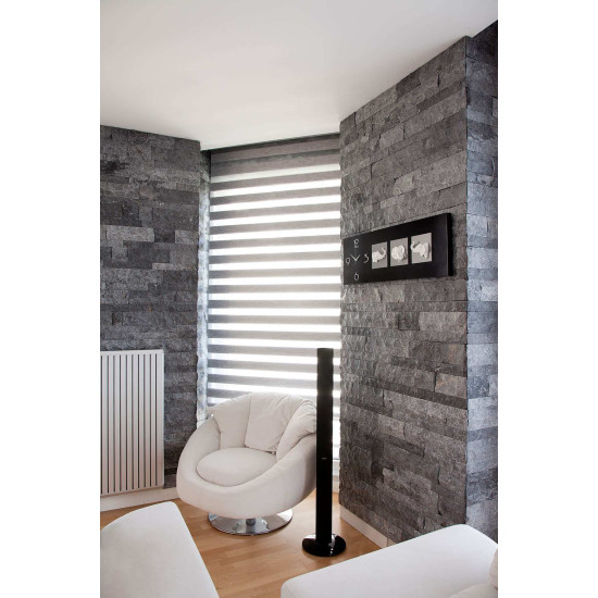 Мрамор Black Marble Split Face and Tumbled 2.1*10xflx см
