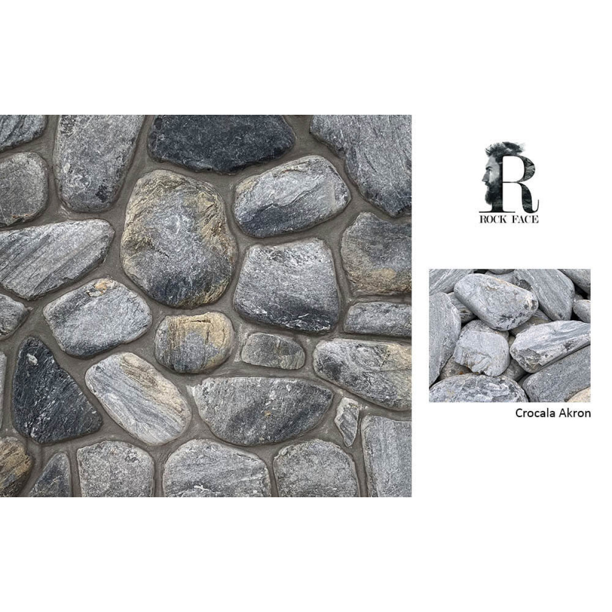 Фасадный камень Rock Face Crocala Akron