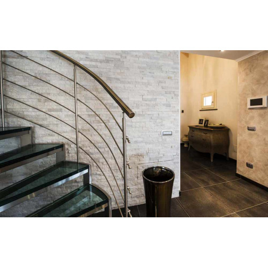 Фасадная панель из камня B&B Scaglia Bianca 1000