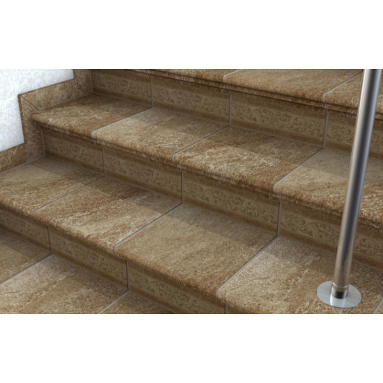 Клинкерная плитка для ступеней Marburg Dunkelbeige
