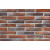 Фасадна плитка Loft Brick Лонг Форд 30 Червоно-коричневий із чорними вставками 295x50 мм