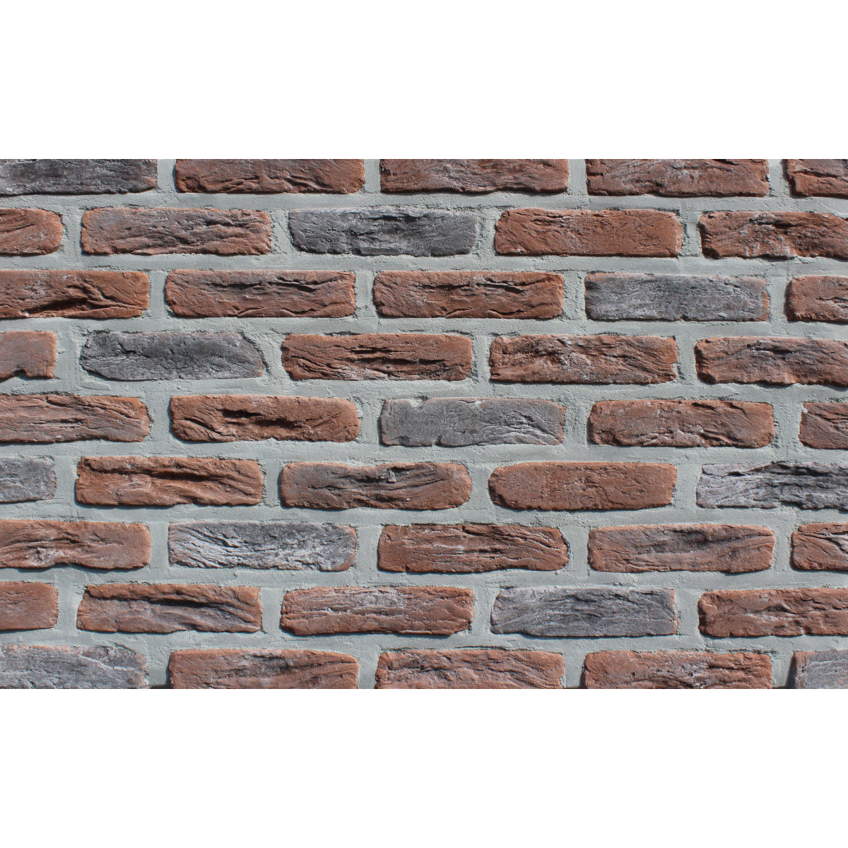 Фасадная плитка Loft Brick МФ 50 NEW Красно-коричневый 190x50 мм