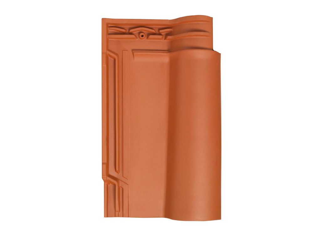Гладка фактура та червоний колір покрівельного покриття Cobert Детальний вигляд поверхні Cobert Logica Lusa червона з натуральним покриттям
