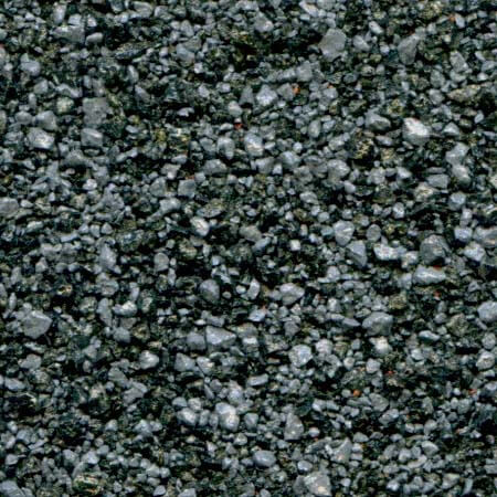 Композитная черепица Gerard Heritage Dark silver на готовой кровле, общий вид.