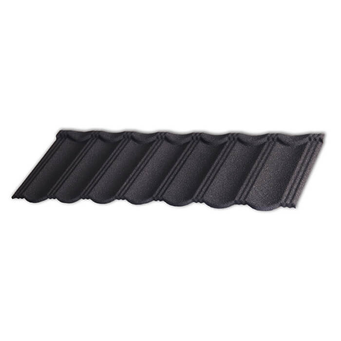 Композитная черепица Gerard Heritage Charcoal на крыше дома Кровля из композитной черепицы Gerard Heritage Charcoal с классическим профилем